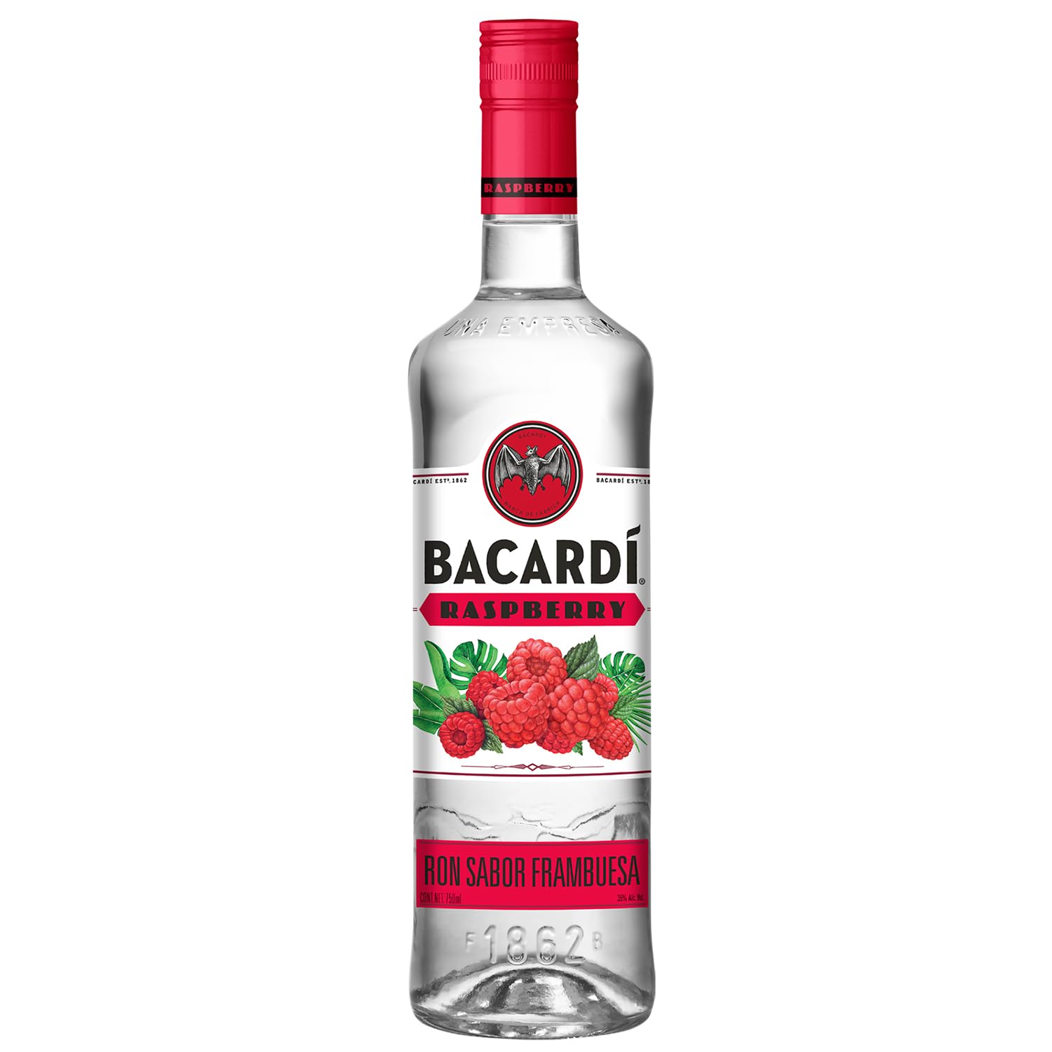 Bacardí Ron Sabor Frambuesa de 750 ml